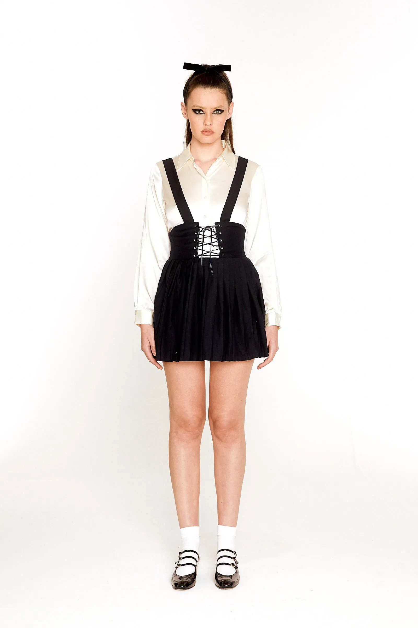 Milkmaid suspender skirt