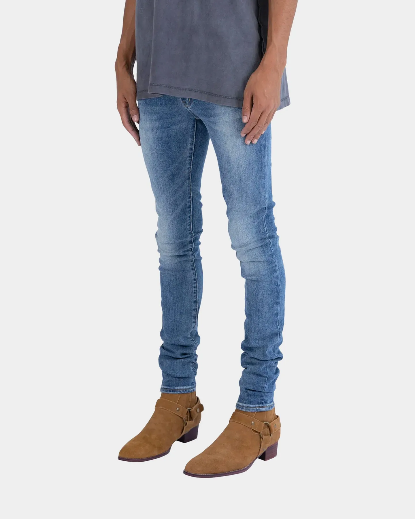 MNML X207 Stretch Denim Jeans Blue