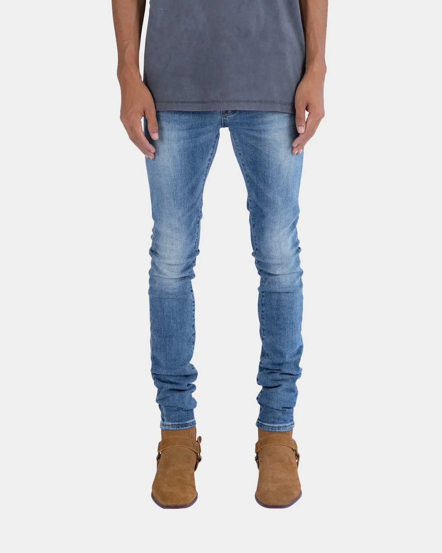 MNML X207 Stretch Denim Jeans Blue