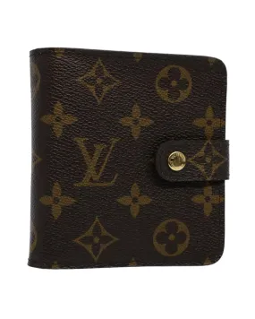 Monogram Compact Zip Wallet with Dust Bag and Box