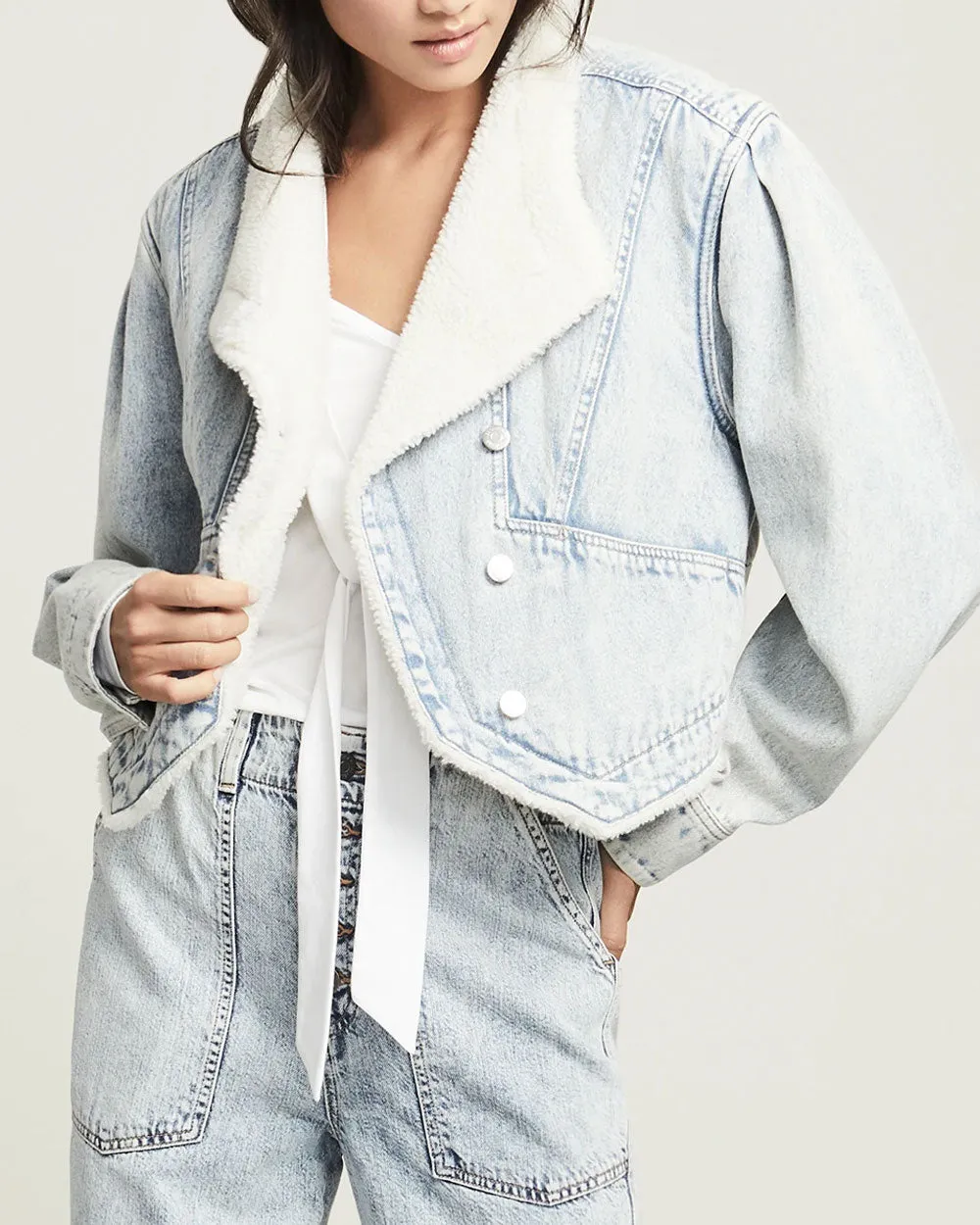 Neena Denim Jacket in Vail Acid Wash