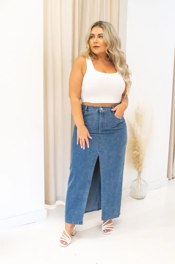 NEW SOPHIE DENIM SKIRT