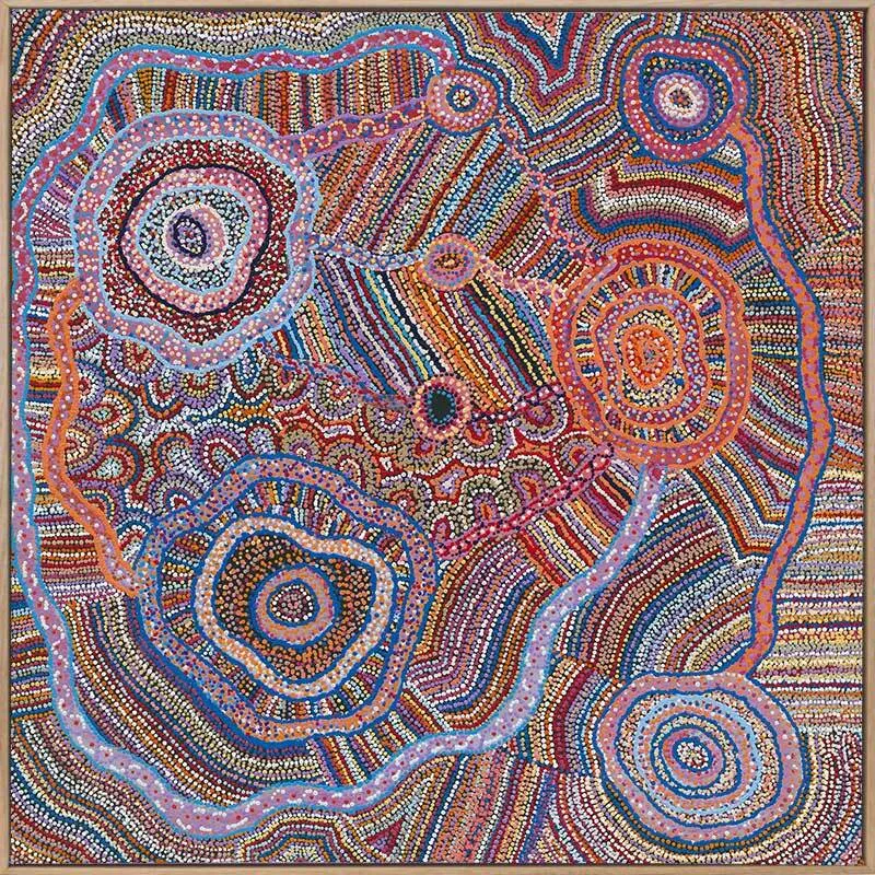 Ngapa Jukurrpa II Aboriginal Wall Art