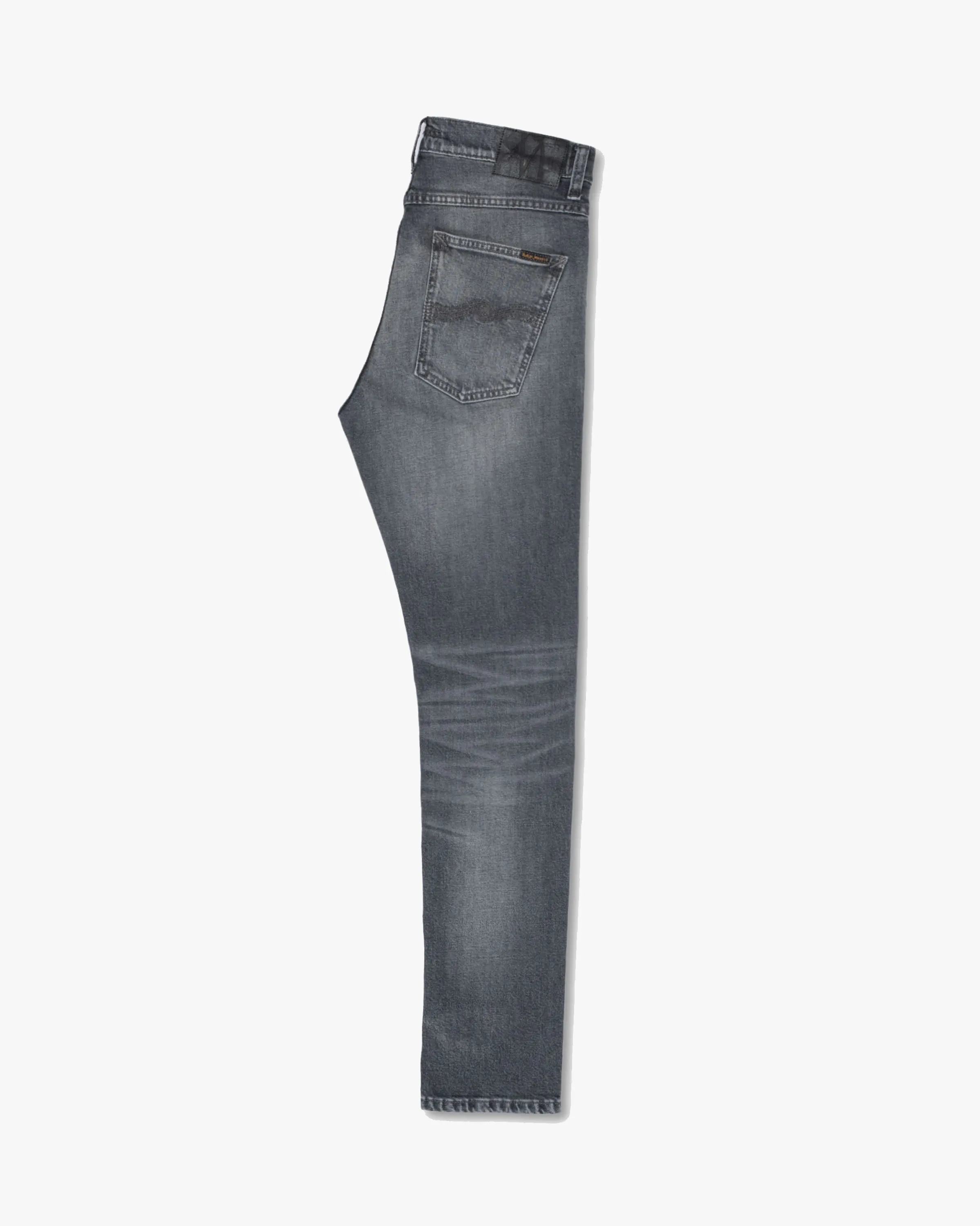 Nudie Lean Dean Slim Tapered Mens Jeans - Grey Steel