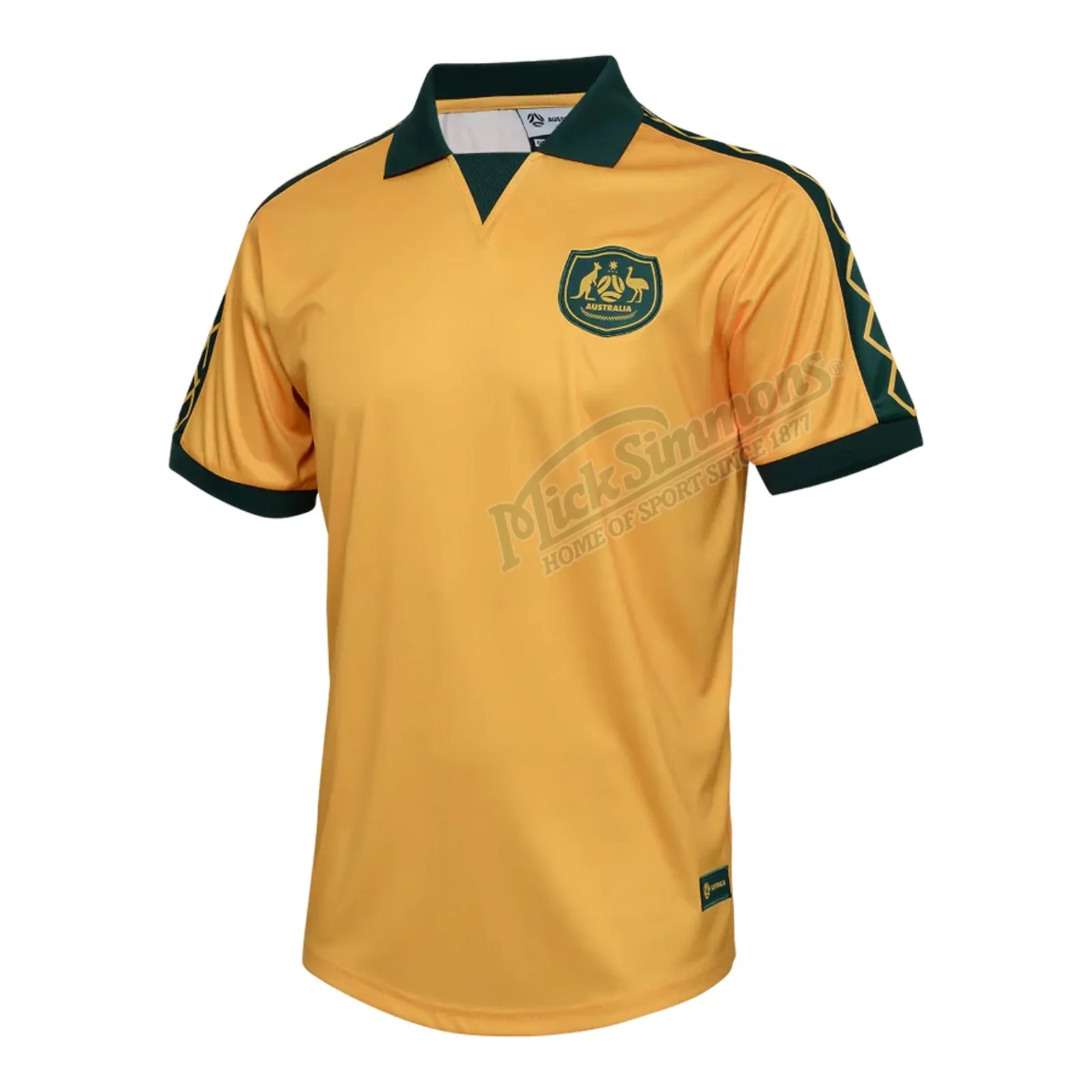 Official Australia Socceroos Mens 1974 Retro Shirt Football Soccer