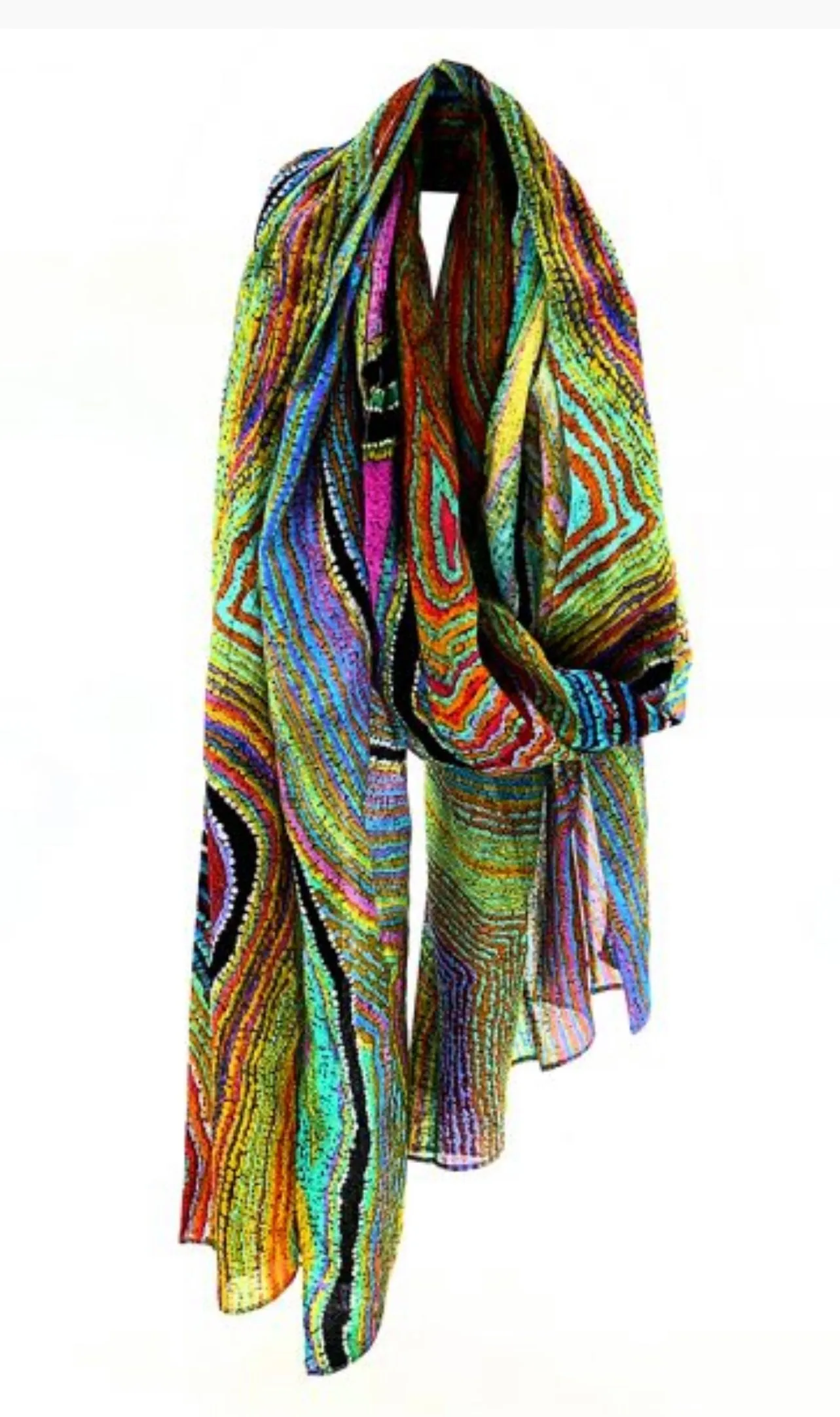 Organic Cotton Summer Scarf - Liddy Napanangka Walker