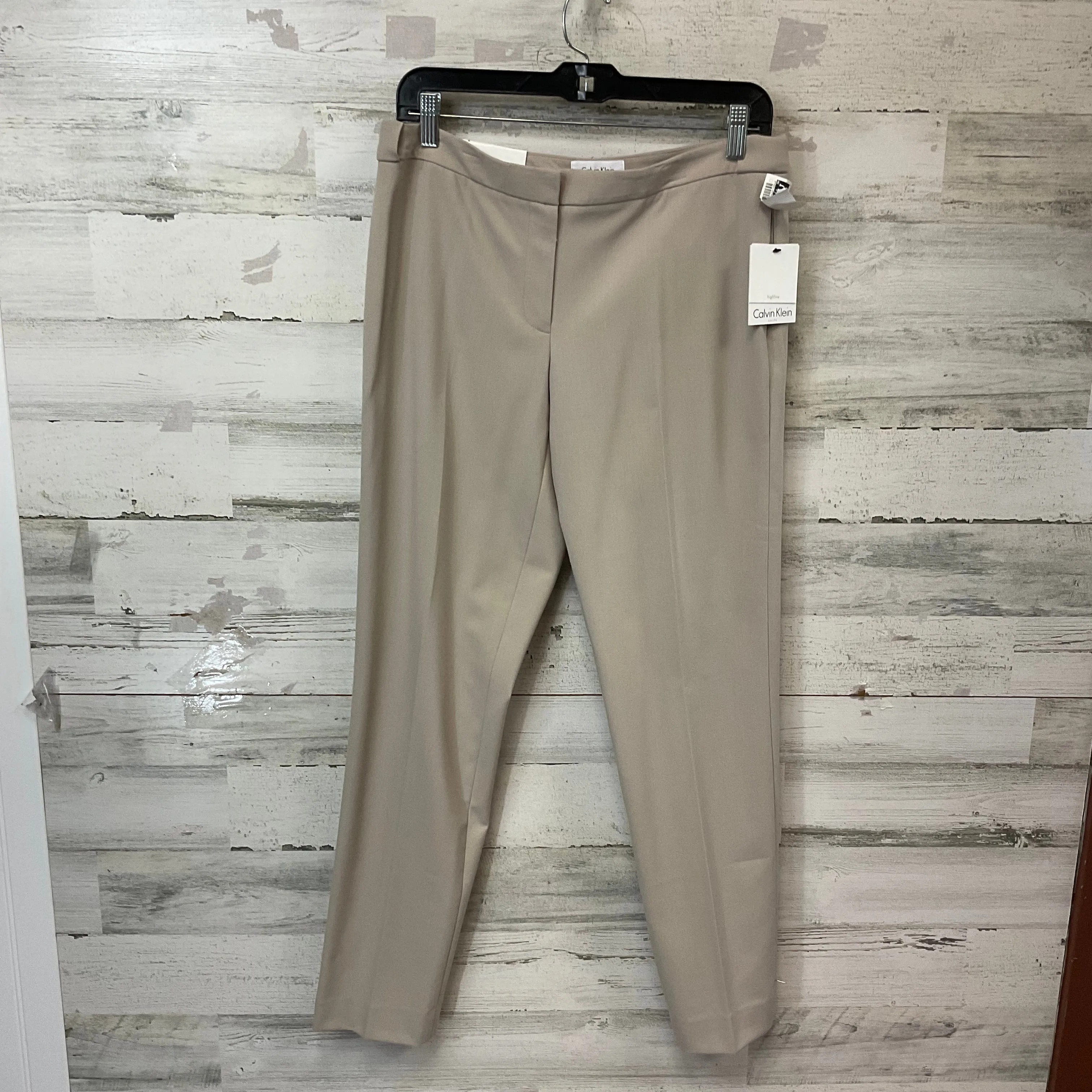 Pants Dress By Calvin Klein In Cream, Size: 6