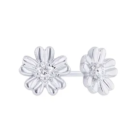 Petite Blossom Diamond Earrings