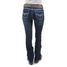 Pure Western Women's Hannah Boot Cut Jean 34" Leg Midnight