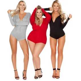 Queen Cozy & Comfy Sweater Lounge Romper