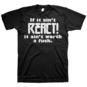 React Records "Ain't Worth..." Black T-Shirt