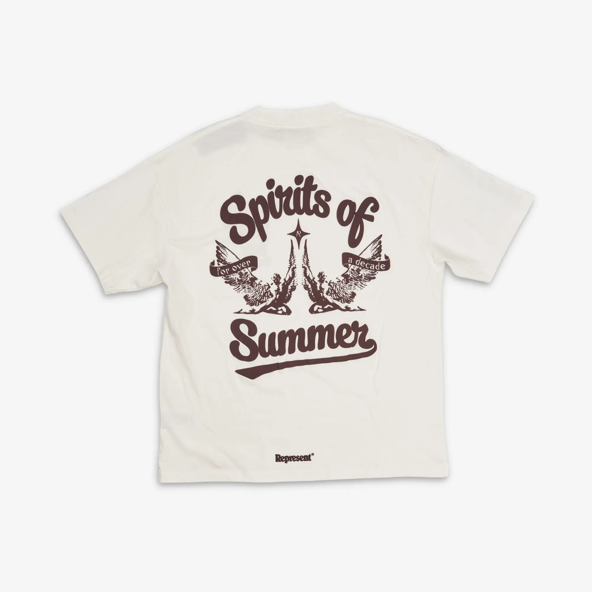 REPRESENT | SPIRITS OF SUMMER T-SHIRT { FLAT WHITE