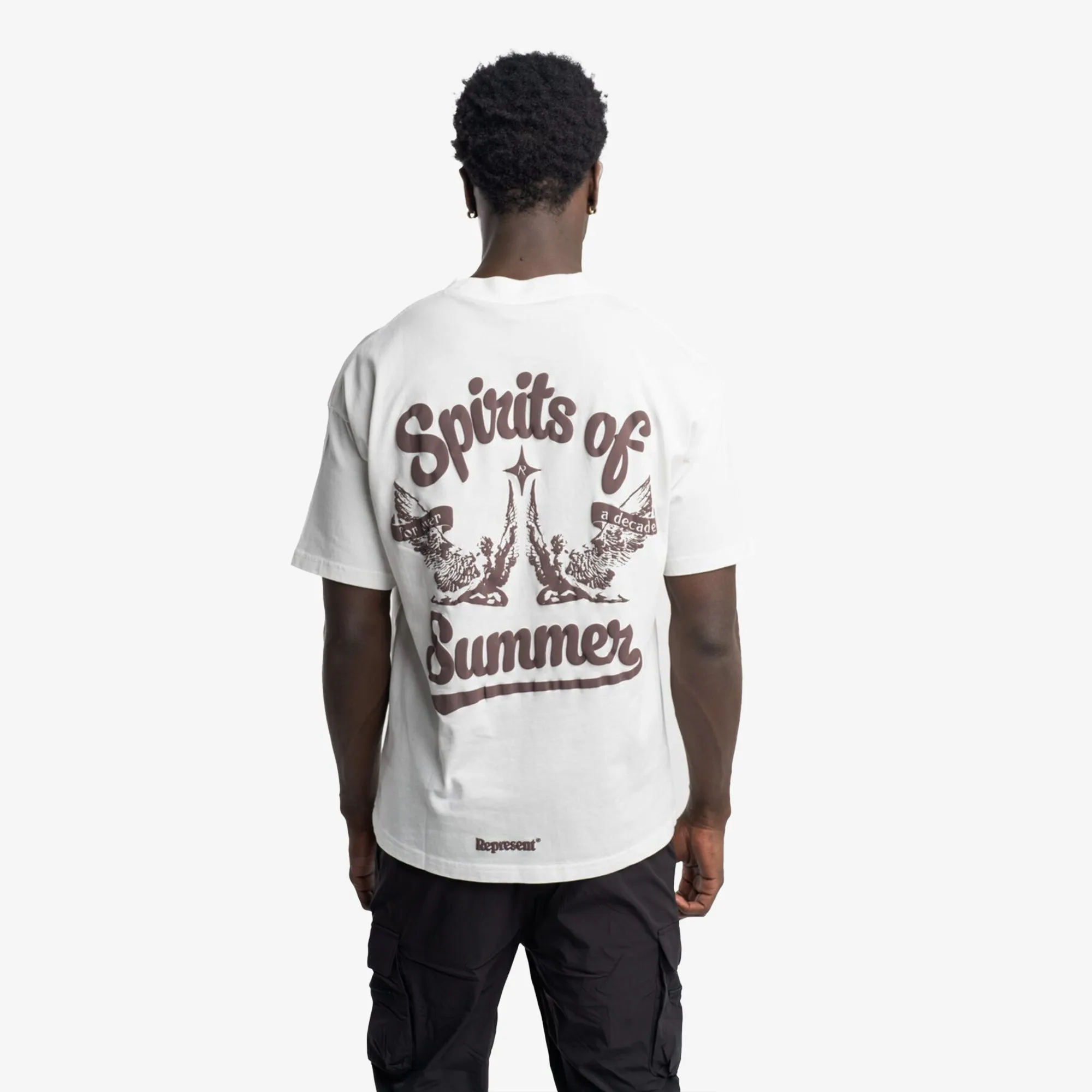 REPRESENT | SPIRITS OF SUMMER T-SHIRT { FLAT WHITE