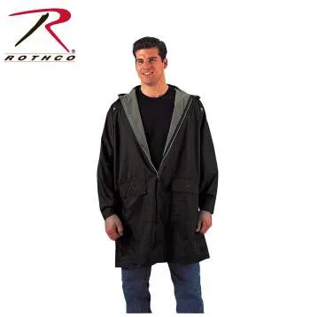 Reversible 3/4 Length Rain Parka