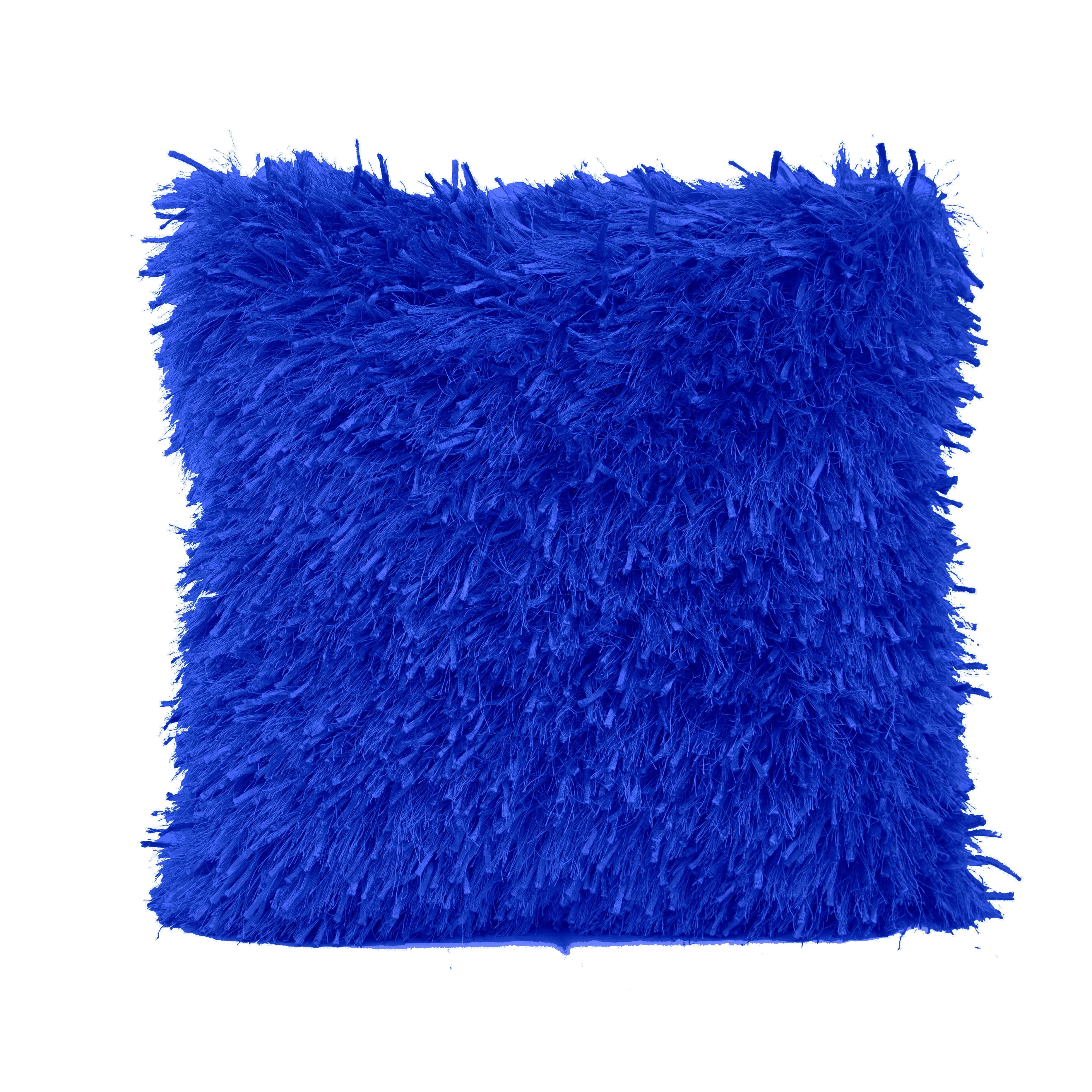 Ribbon Shaggy Throw Pillows