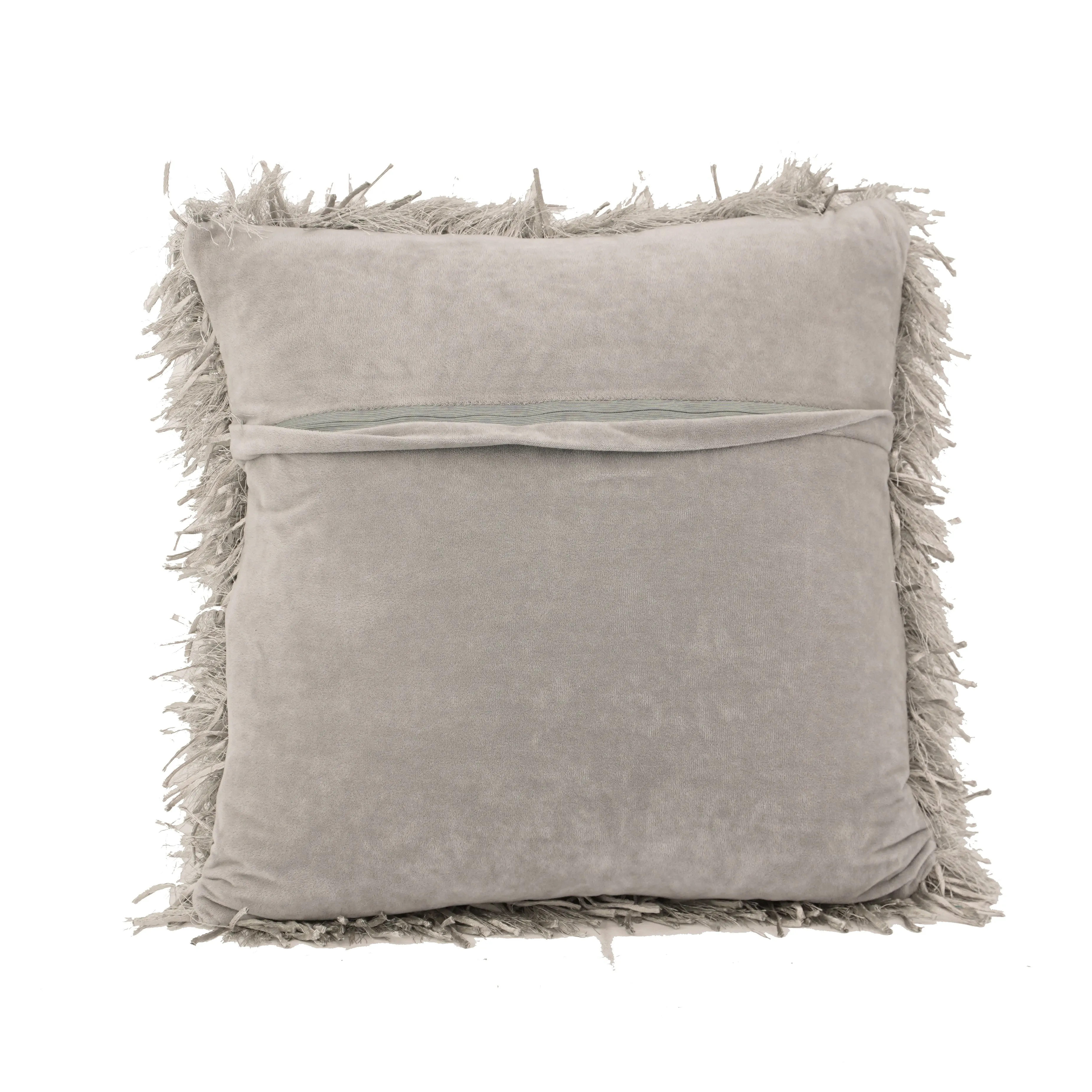 Ribbon Shaggy Throw Pillows