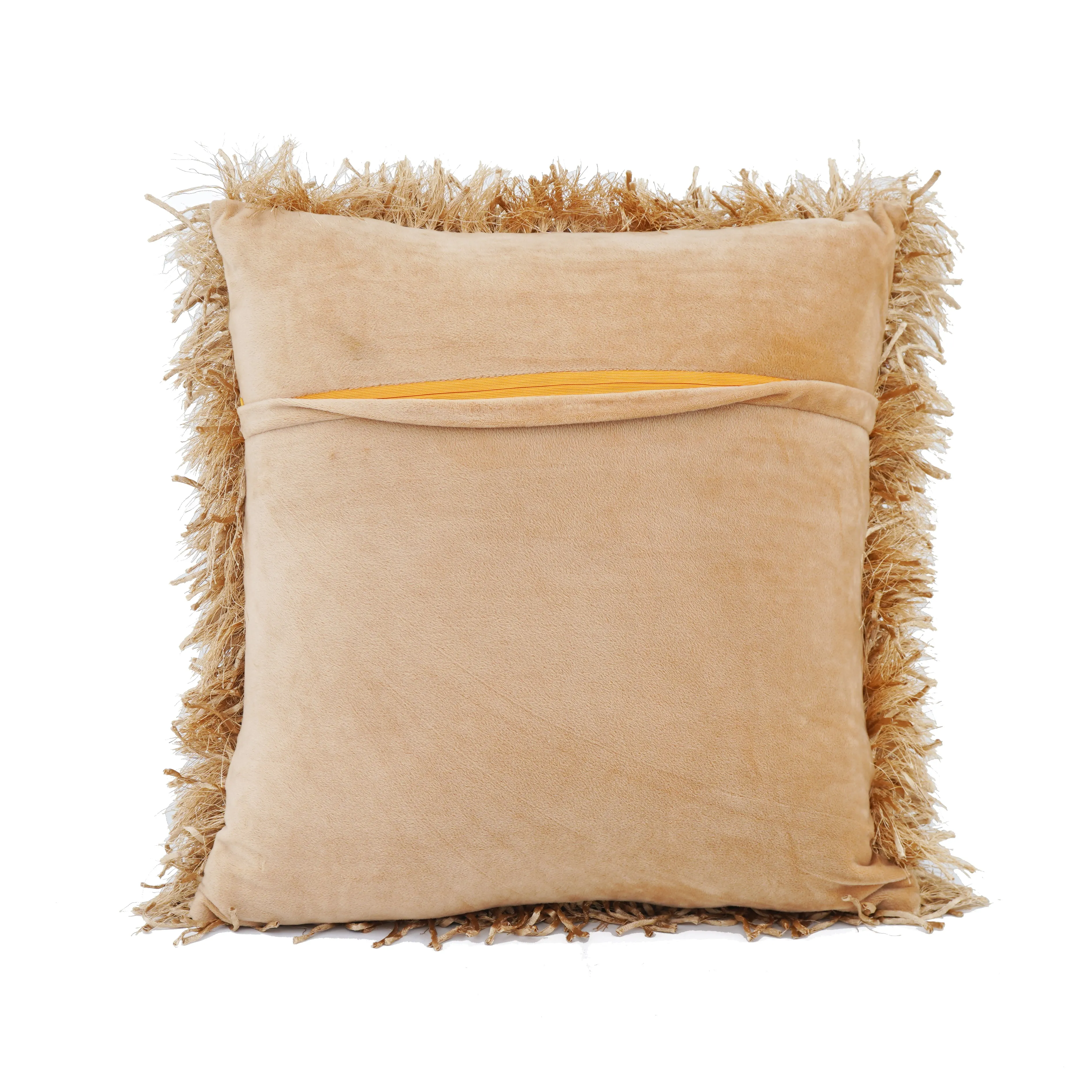 Ribbon Shaggy Throw Pillows