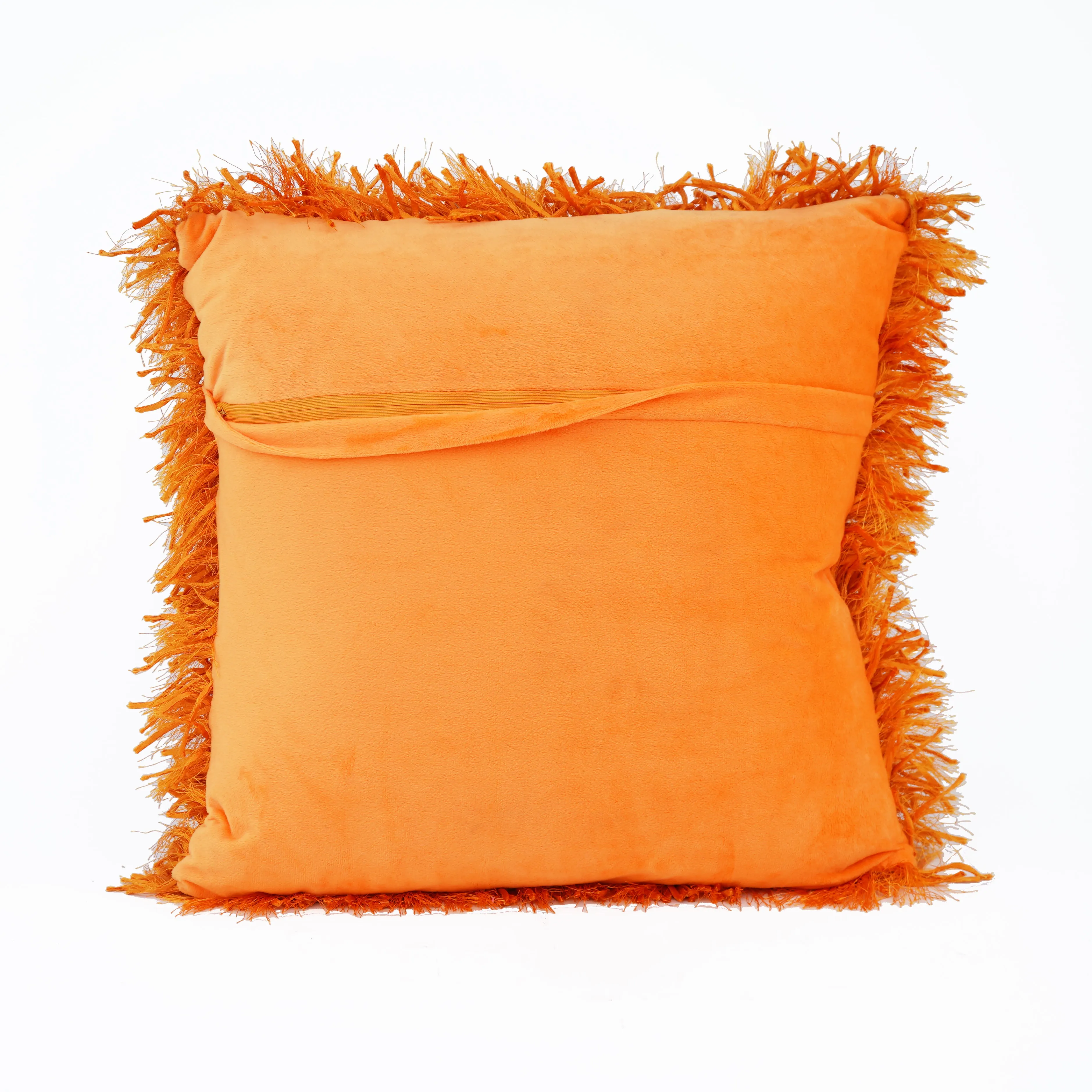 Ribbon Shaggy Throw Pillows