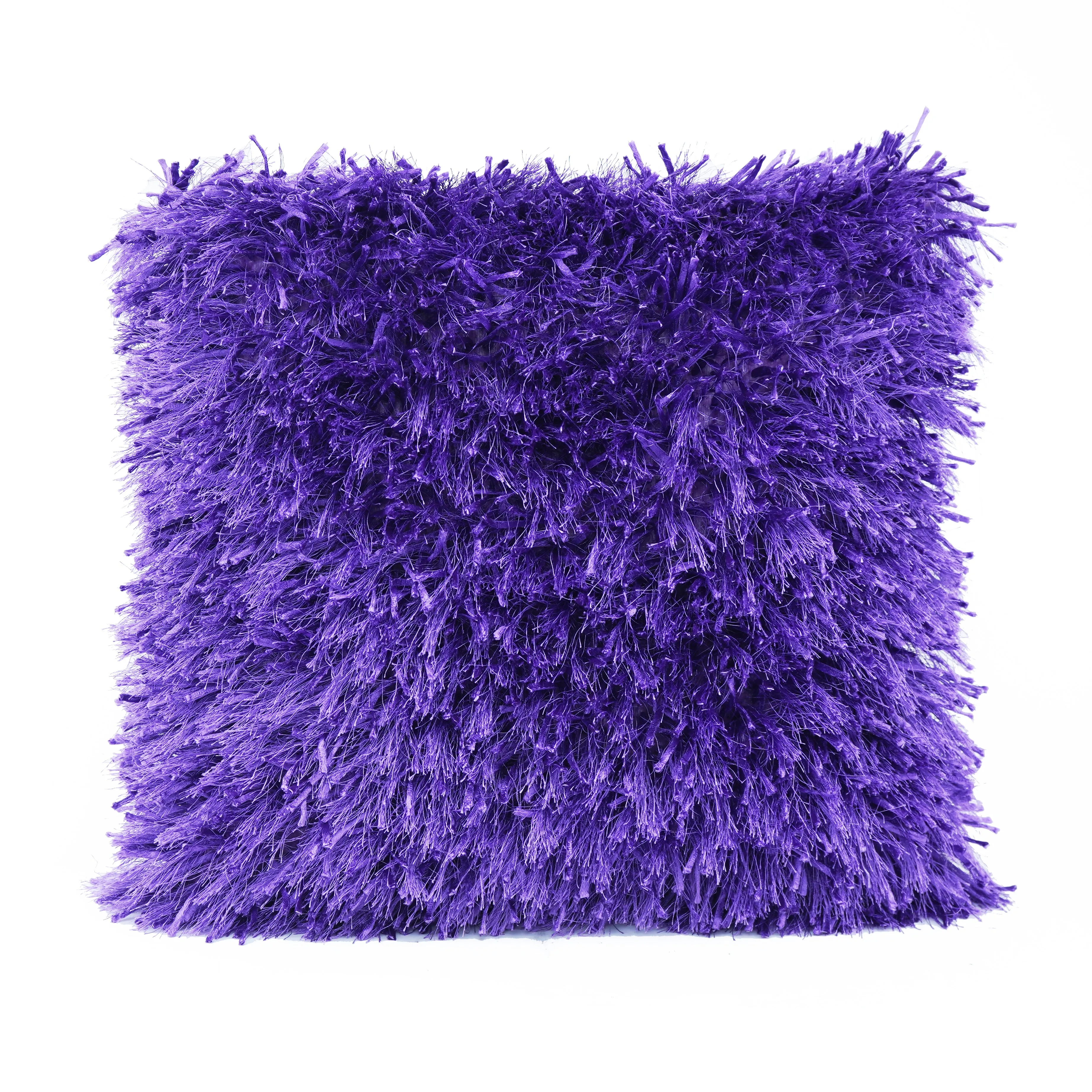 Ribbon Shaggy Throw Pillows