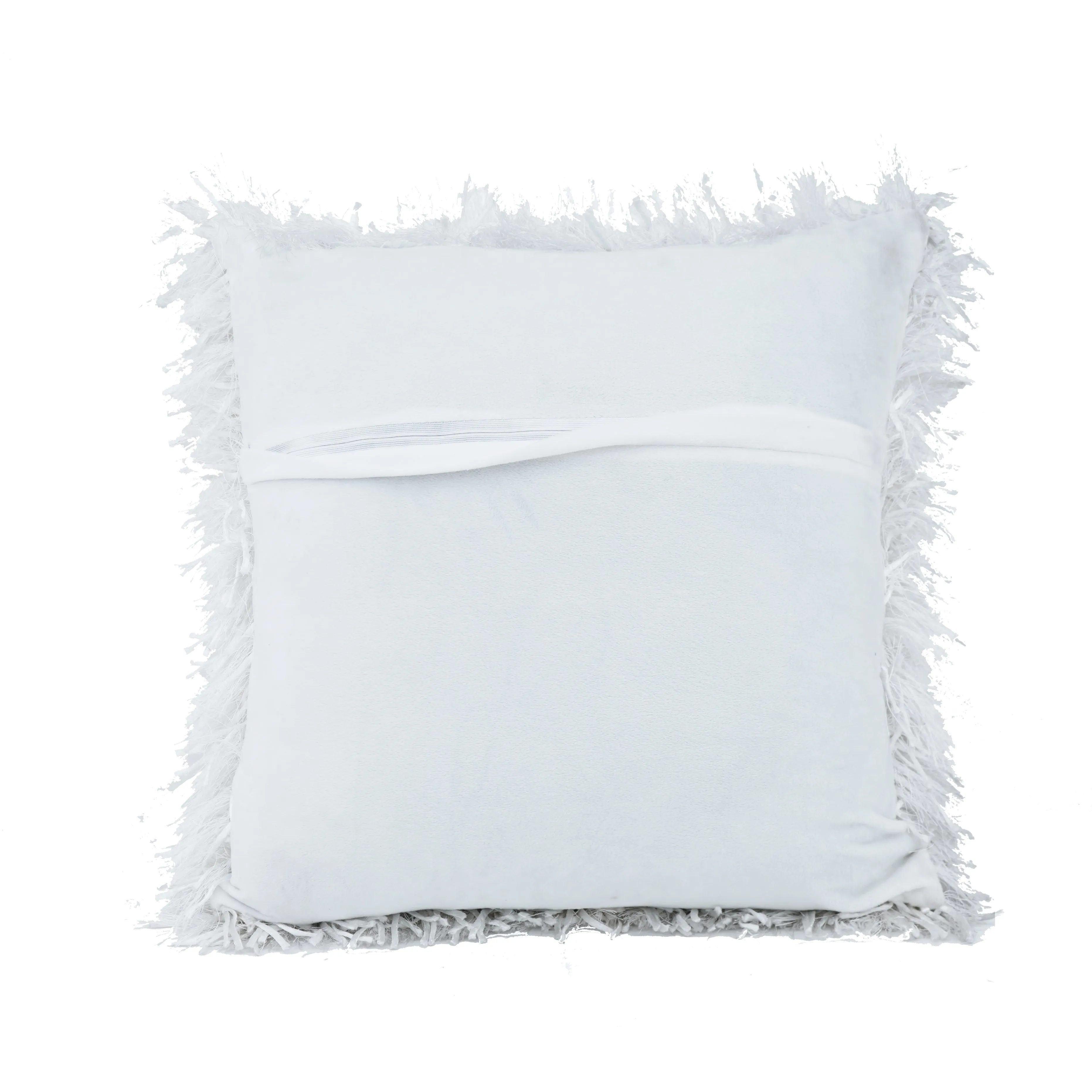 Ribbon Shaggy Throw Pillows