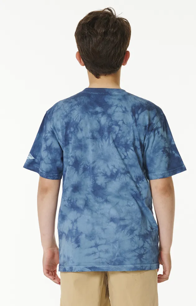 Ripcurl Pure Surf Tie Dye Short Sleeve Tee Boy