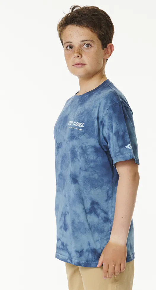 Ripcurl Pure Surf Tie Dye Short Sleeve Tee Boy