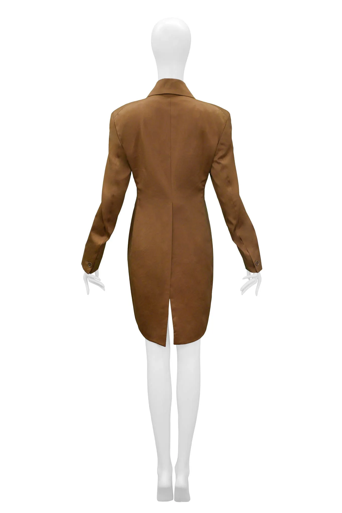 ROMEO GIGLI GOLD LONG RIDING COAT