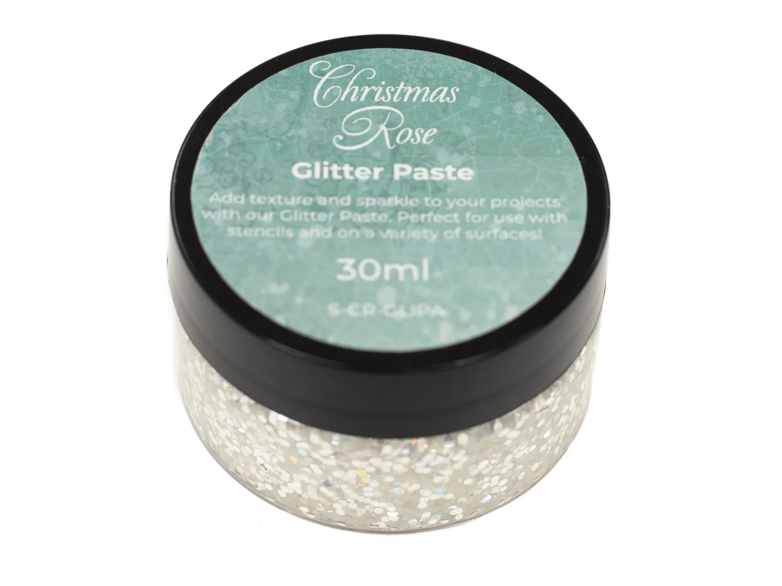 Snowfall Sparkling White Glitter Paste - Sara Signature