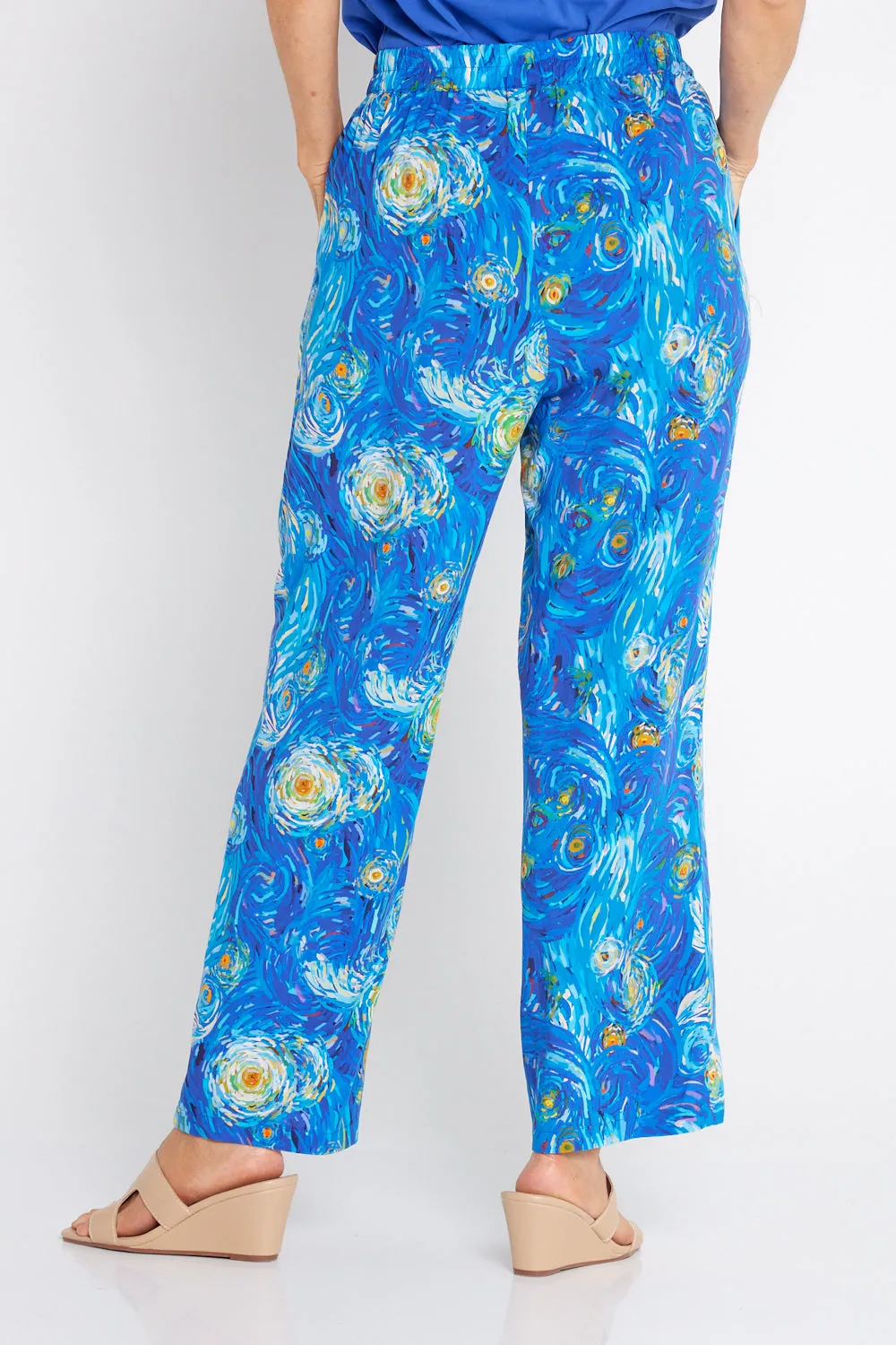 Summer Sands Pant - Electric/Starry Night