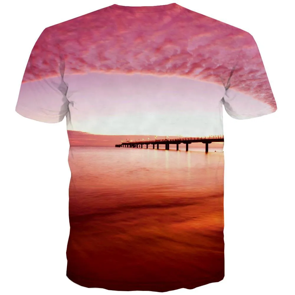 surf T shirts Men The sea Tshirts Casual sport Tshirts Cool Cool T-shirts Graphic