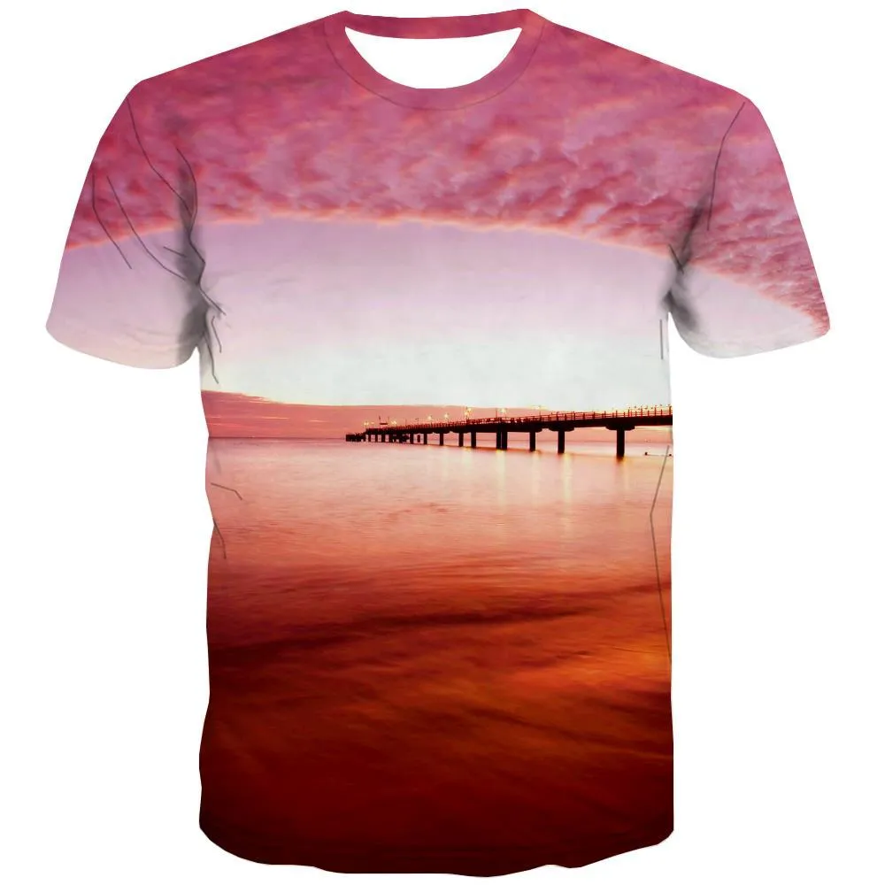 surf T shirts Men The sea Tshirts Casual sport Tshirts Cool Cool T-shirts Graphic