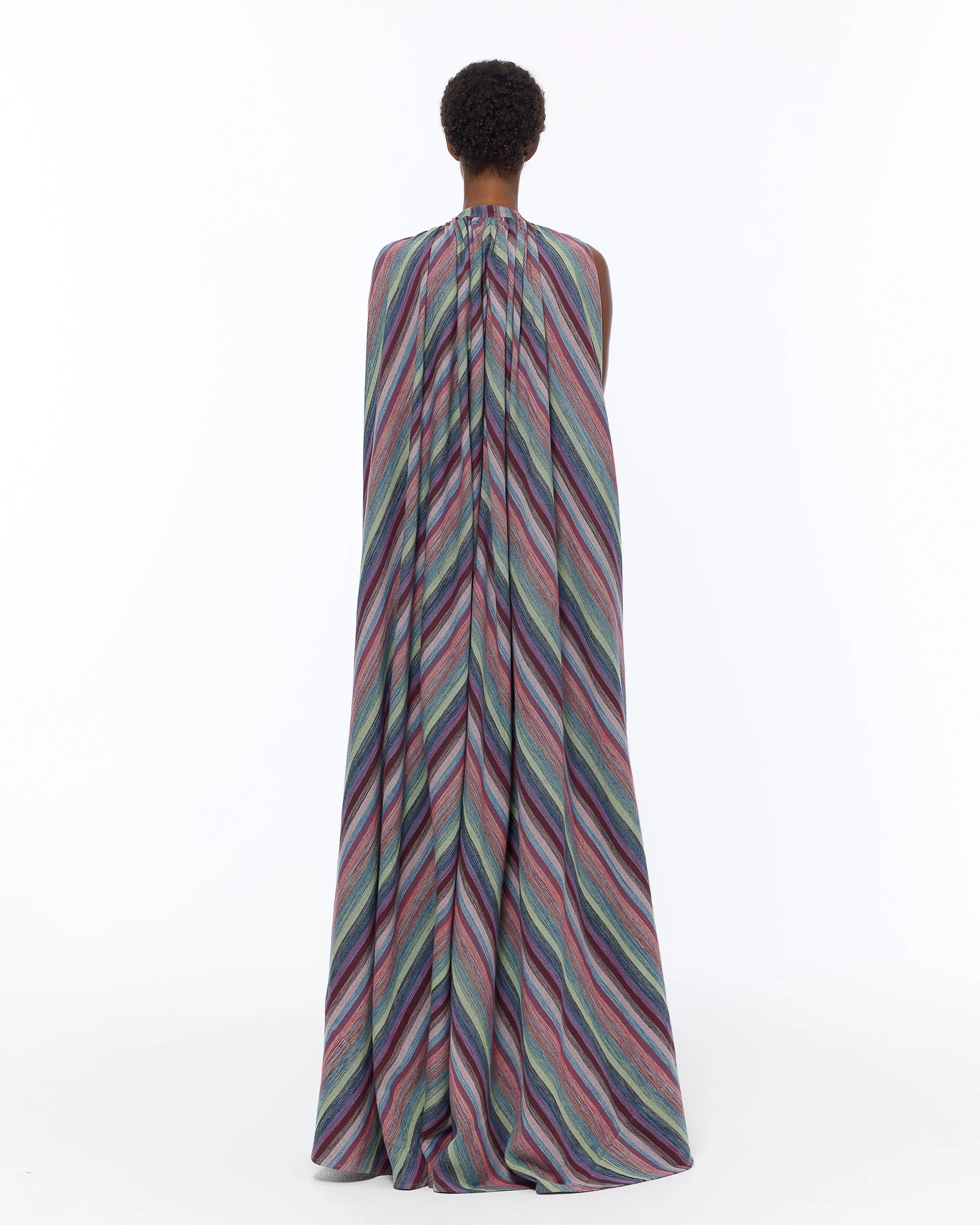 The Cape Dress : Stripe 197