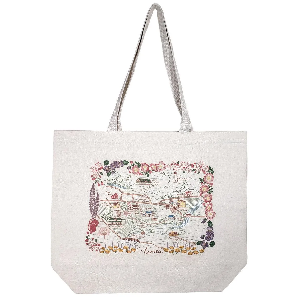 The "Avonlea" Illustrated Map Tote Bag