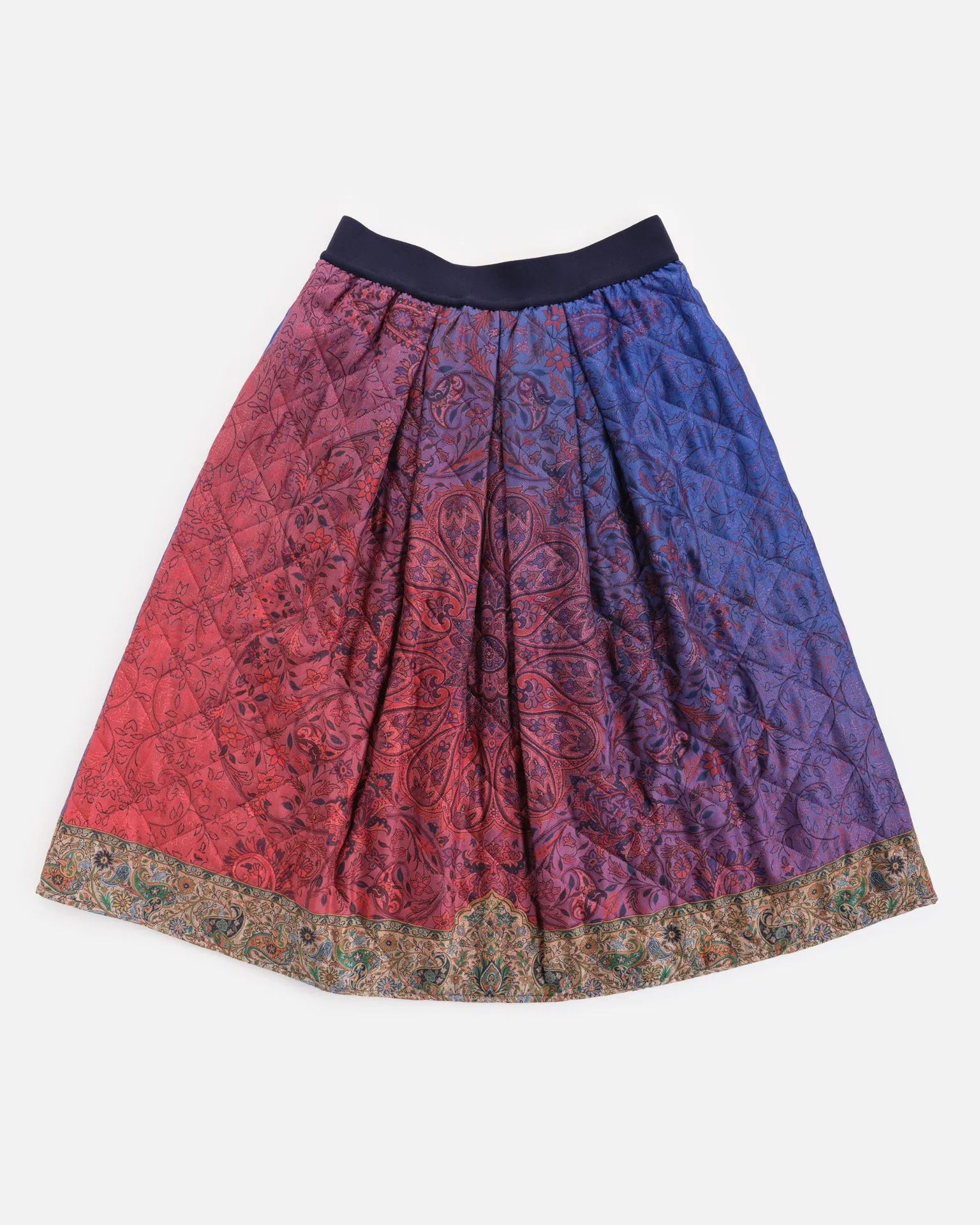 THE SILK PADDED SKIRT | DEGRADE