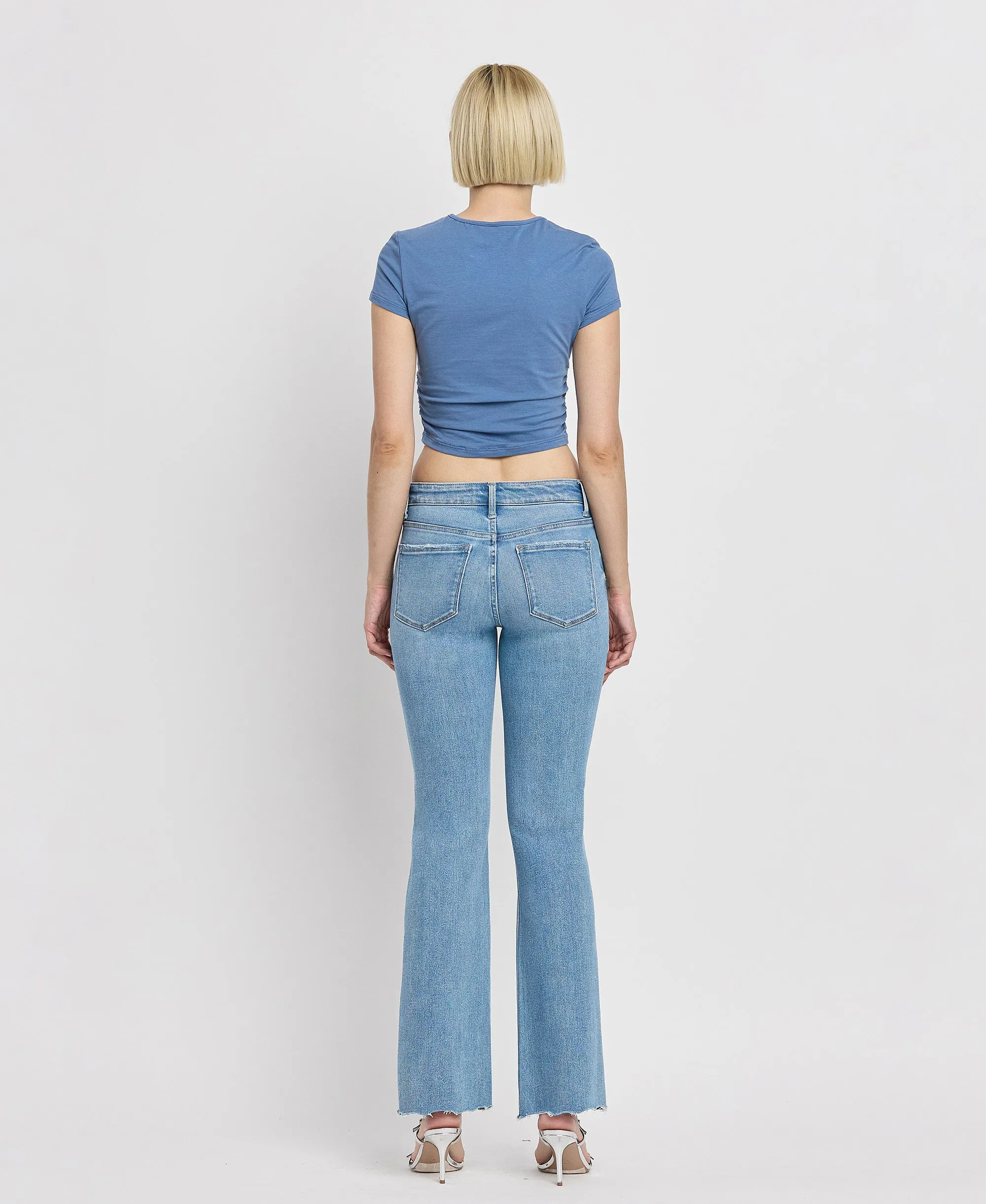 Timely - Mid Rise Bootcut Jeans