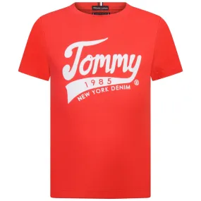 Tommy Hilfiger Boys T-Shirt - Organic Cotton 1985 T-Shirt