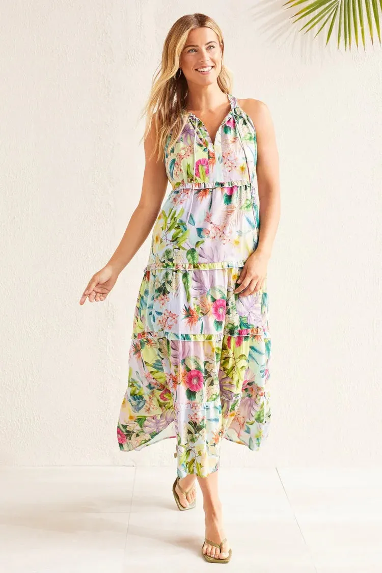 Tropical Vibes Cotton Maxi