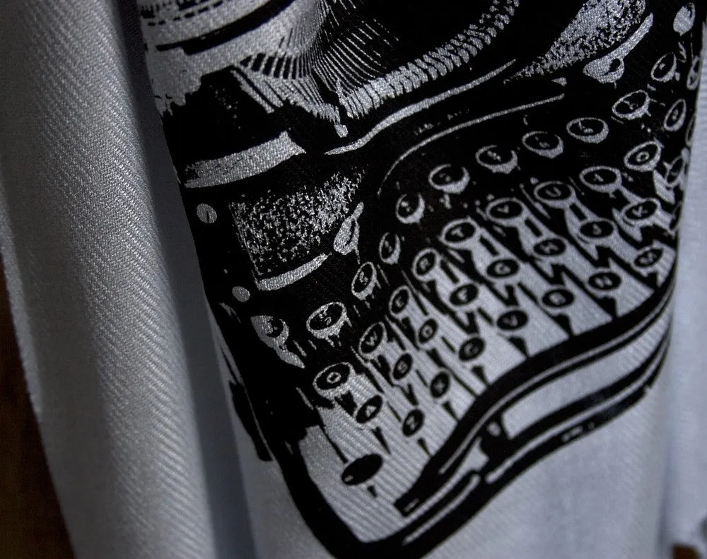 Typewriter Scarf. Underwood pashmina.