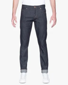 Unbranded UB422 Tight Fit Mens Jeans - 11oz Indigo Stretch Selvedge