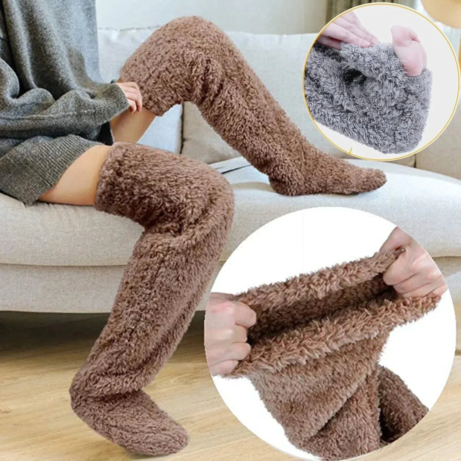 Warm Winter Plush Long Socks