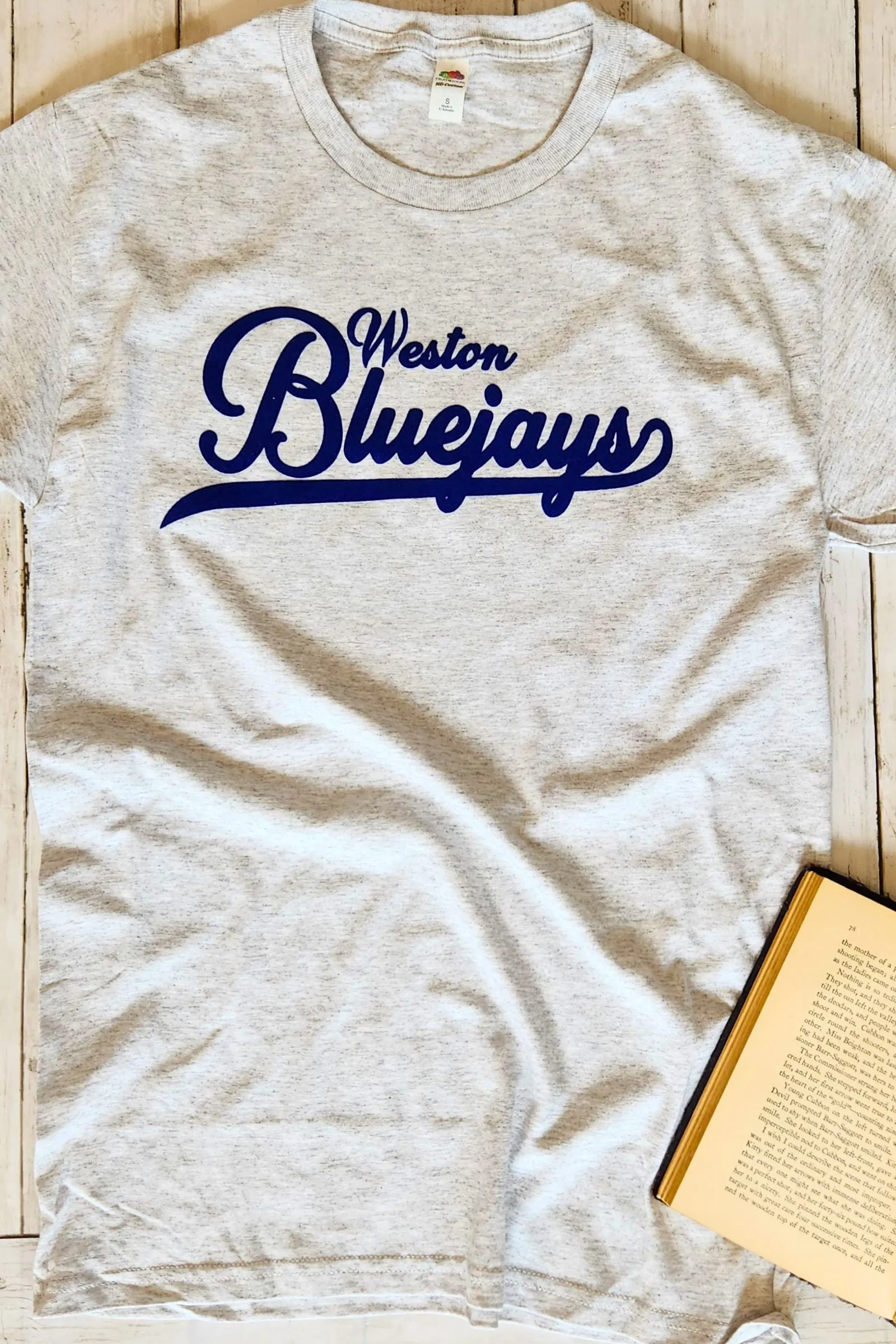 Weston Bluejays Flocked T-Shirt