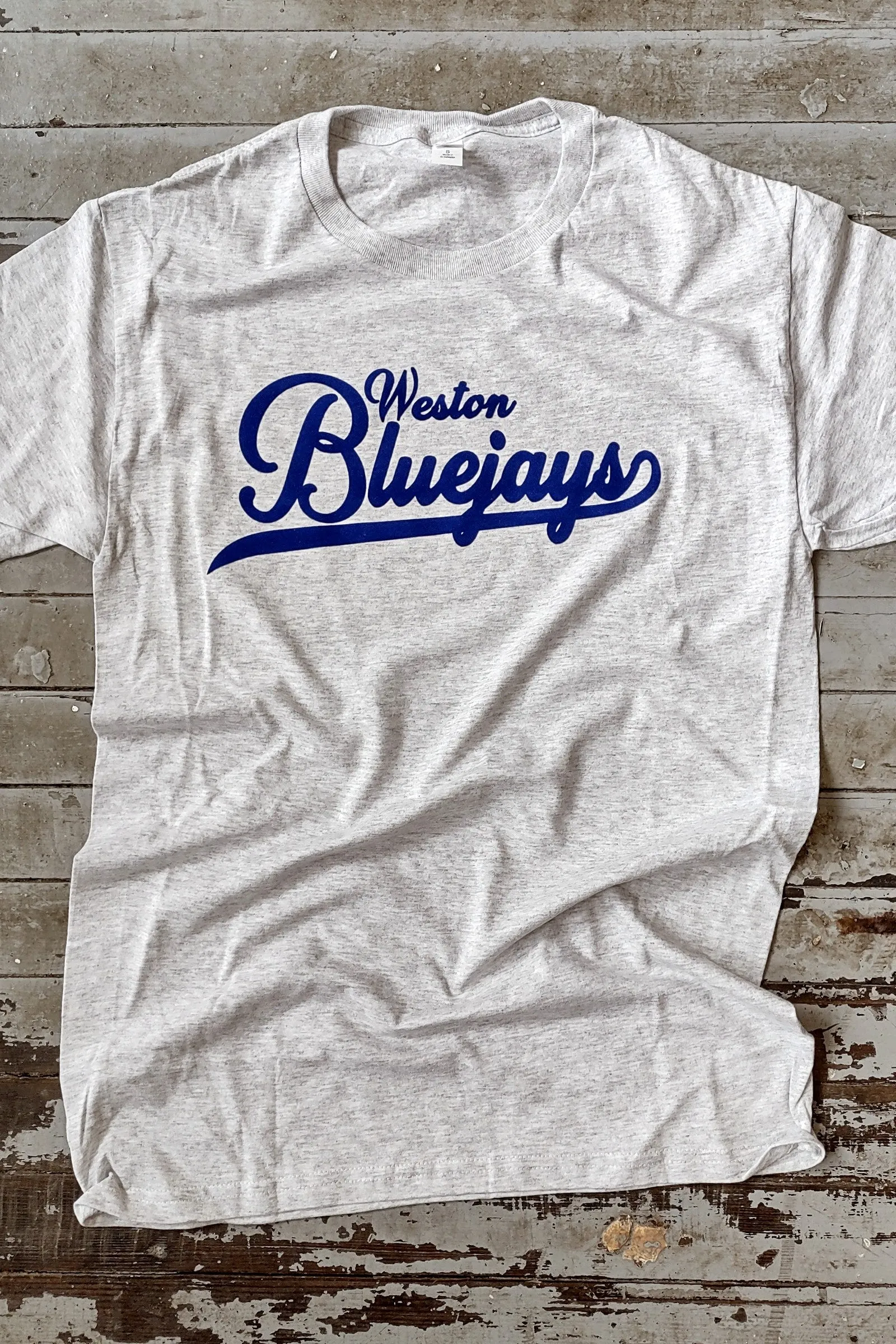 Weston Bluejays Flocked T-Shirt