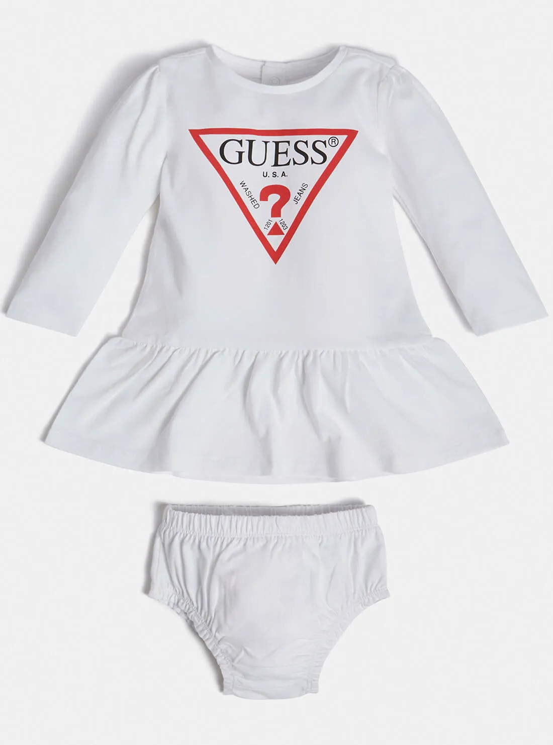 White Dress And Pants 2-Piece Set (3-24m)