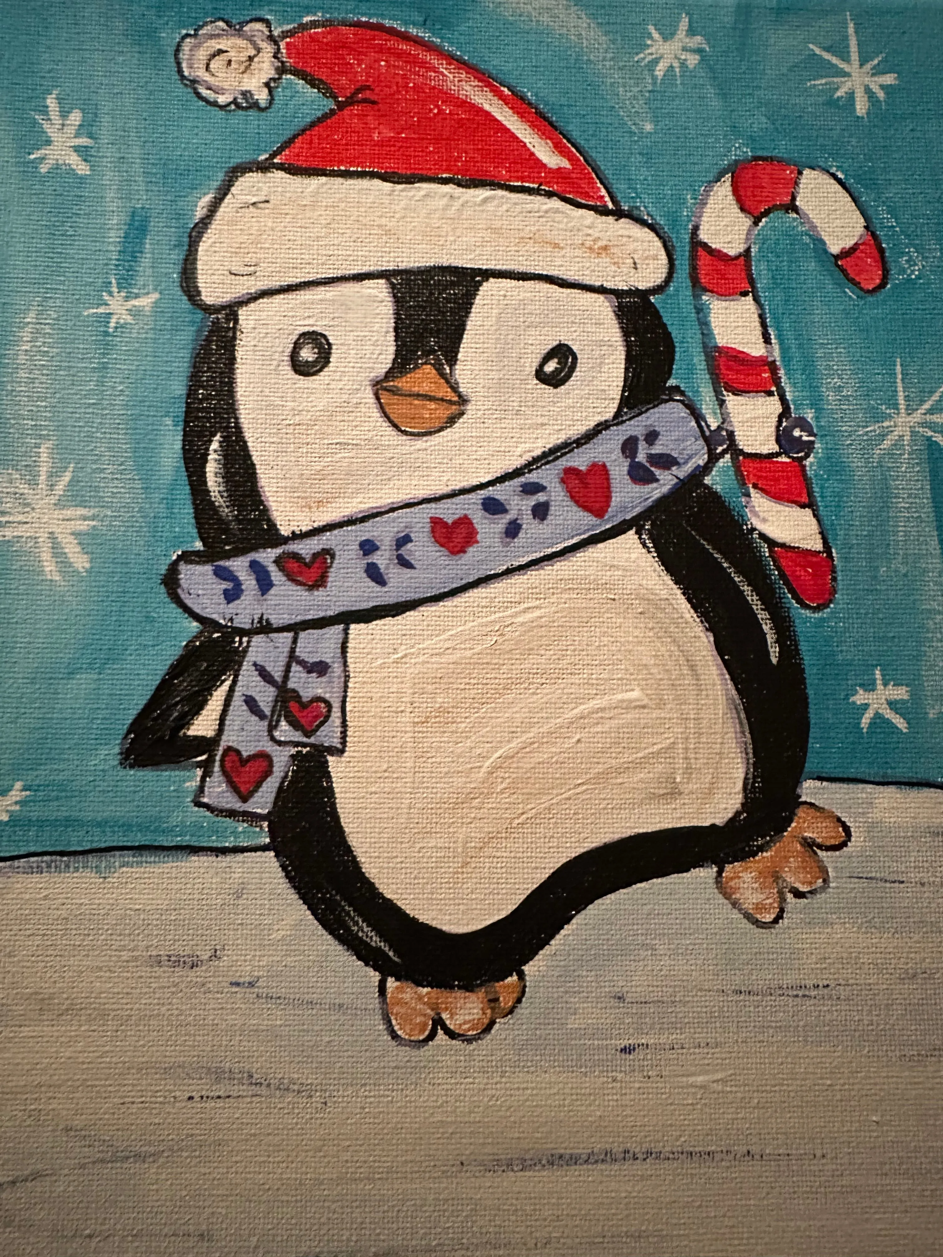 Winter Penguin Paint Kit