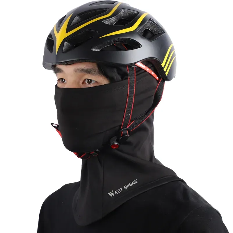 Winter Warm Balaclava Velvet Cycling Cap Windproof Sports Scarf Headwear Outdoor Running Climbing Skiing Bicycle Hat