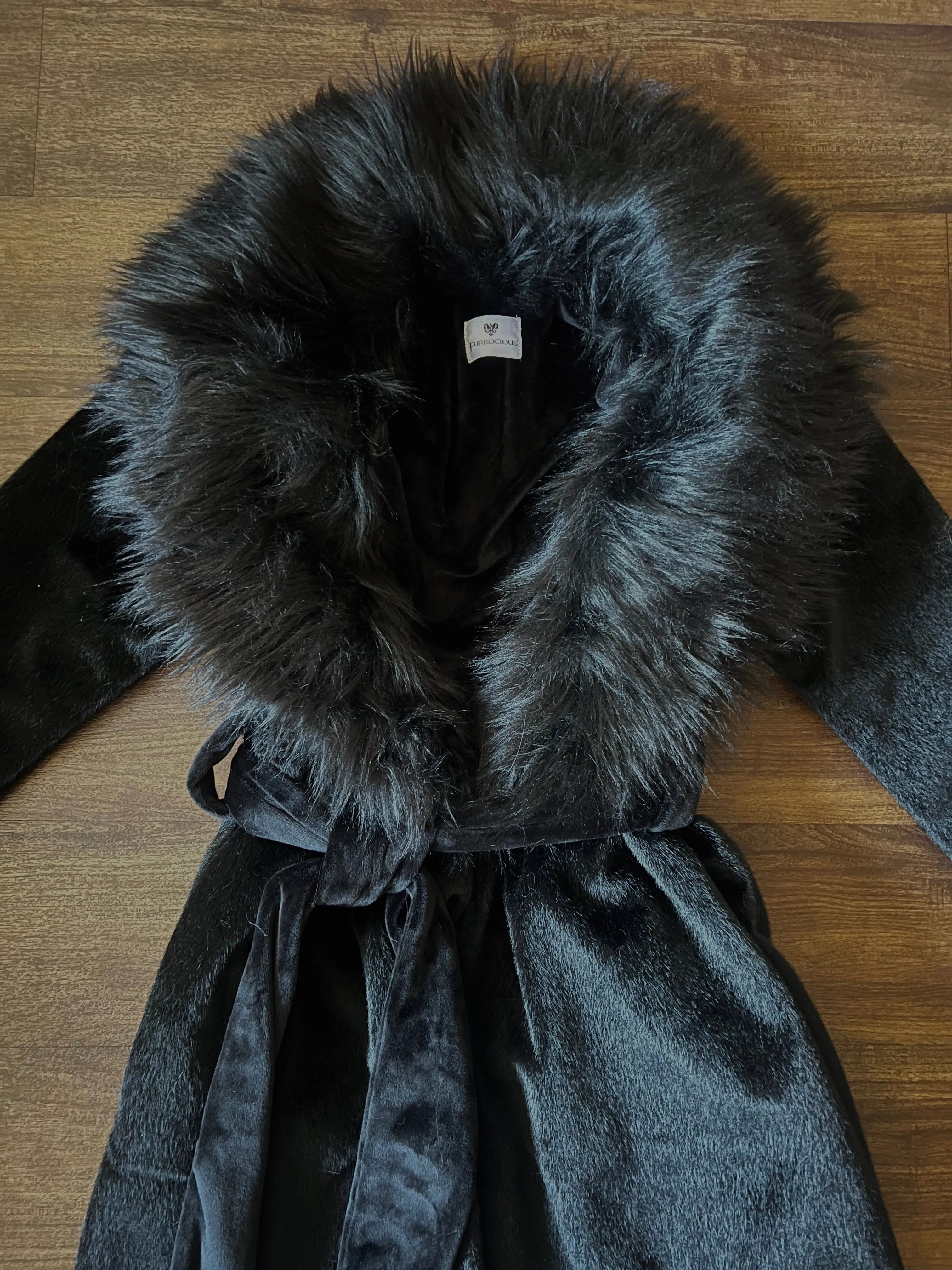 Women's Empress Coat in "Black Raven"