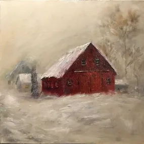 Woodstock Winter -Oil Painting 20x20