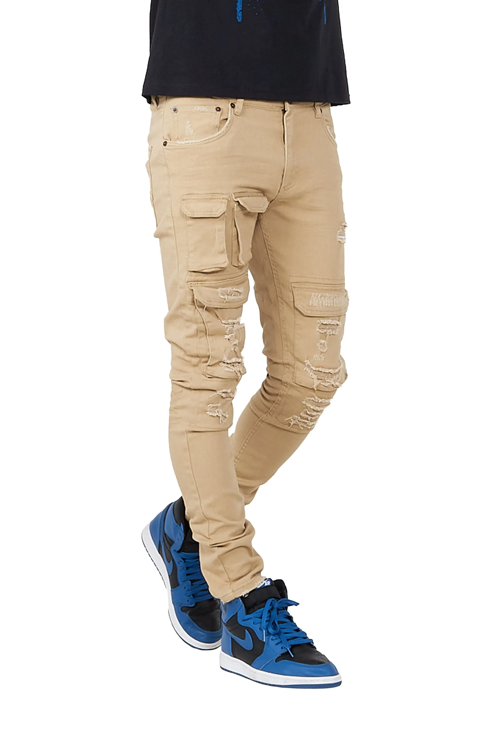 Yaso Khaki Cargo Jean