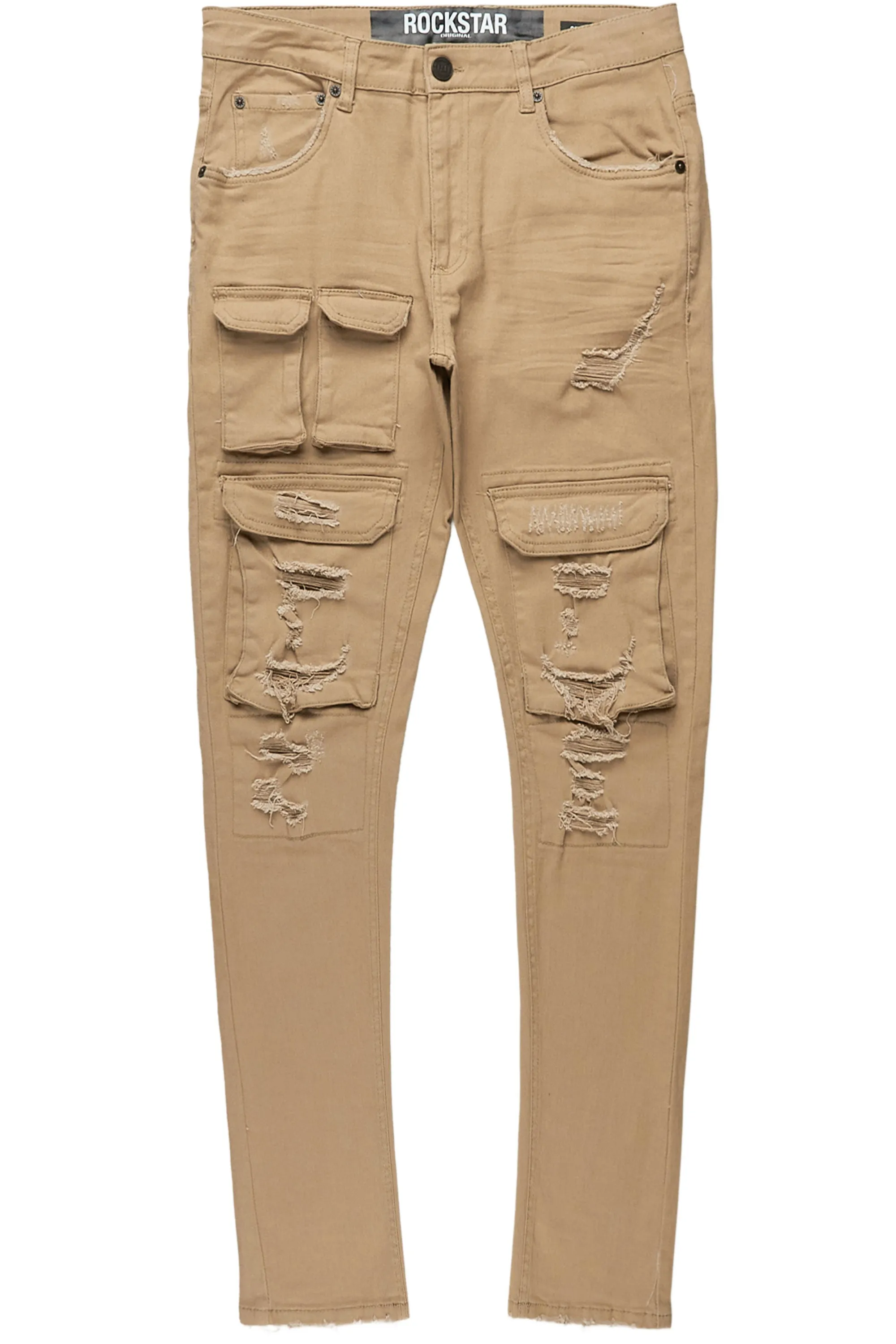 Yaso Khaki Cargo Jean